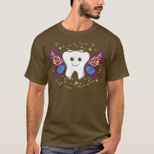 T-shirt Fée pour dents adultes pour enfants Dentiste s