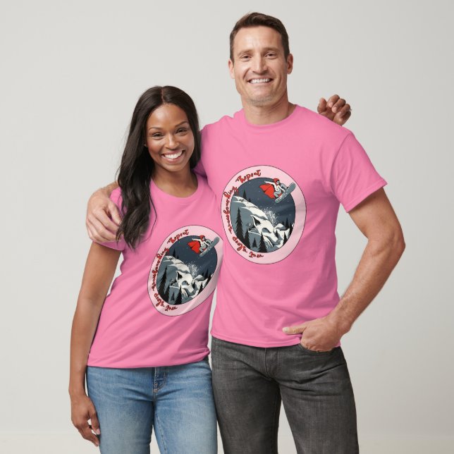 T-shirt Fée Snowboardeuse – Manger Dormir Snowboard Répéte (Unisexe)