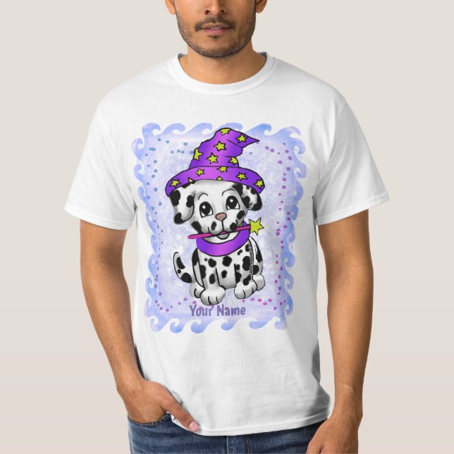 T-shirt Fée sorcier de chien  (Devant)