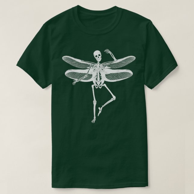 T-shirt Fée squelette drôle Grunge Fairycore esthétique  (Design devant)