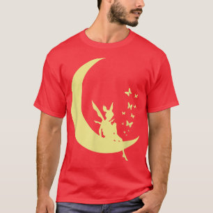 T-shirt Fée sur la Lune avec papillons