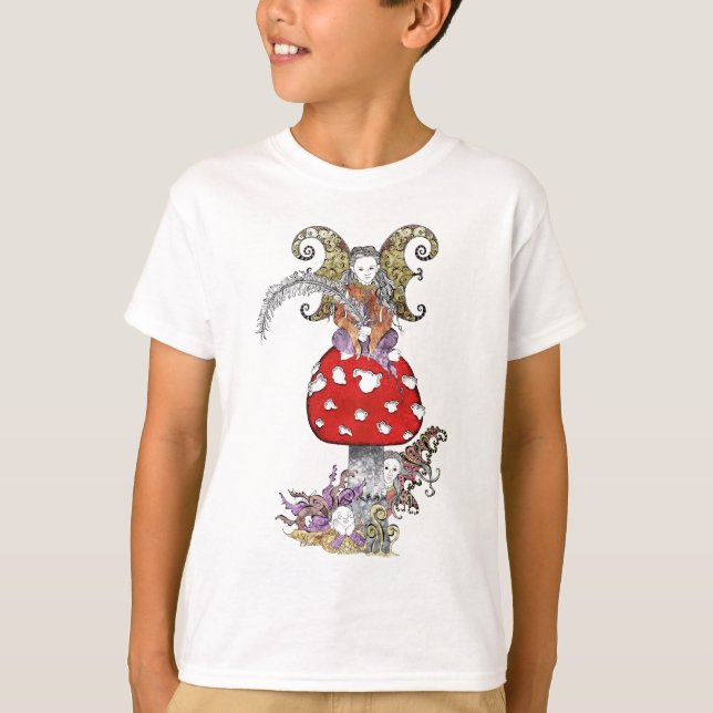 T-shirt Fée sur le champignon (Devant)