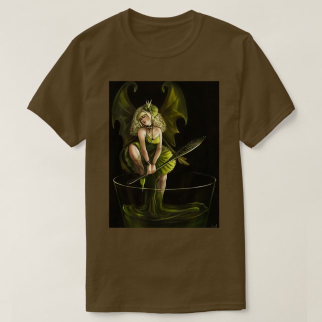 T-shirt fée verte d'absinthe (Design devant)