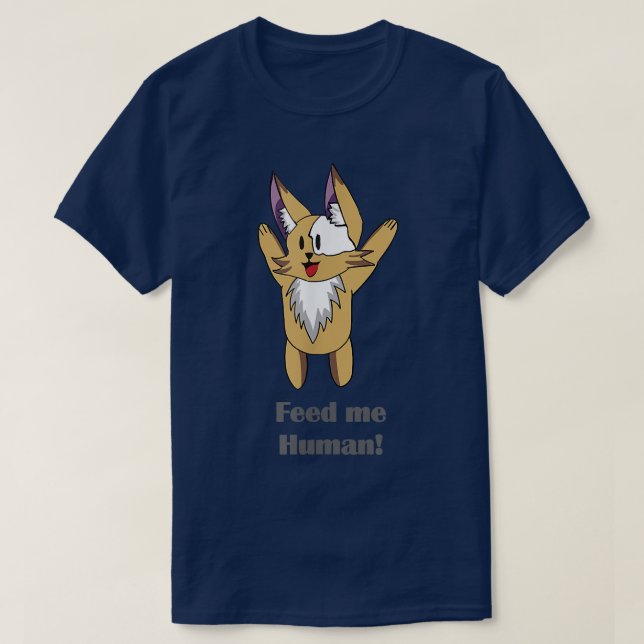 T-shirt Feed Me Human  (Design devant)