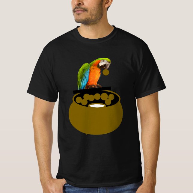 T-shirt feeding parrot (Devant)