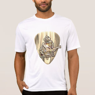 T-shirt Feel the Blues - Conception de guitare artistique