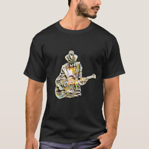 T-shirt Feel the Blues - Guitare artistique