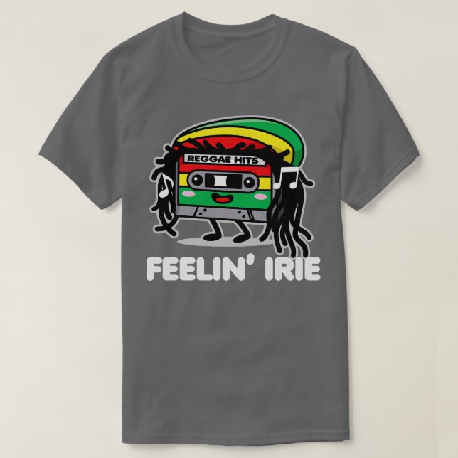 T-shirt Feelin Irie Cassette Bande Kawaii Reggae (Design devant)
