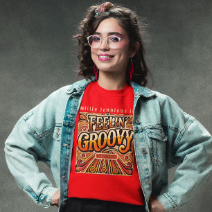T-shirt Feelin Super Personnalisé Retro les années 70 Vint