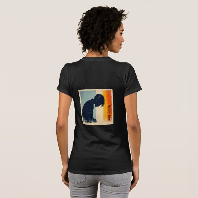 T-shirt Feeling Blue - Limited Edition (3) (Dos entier)