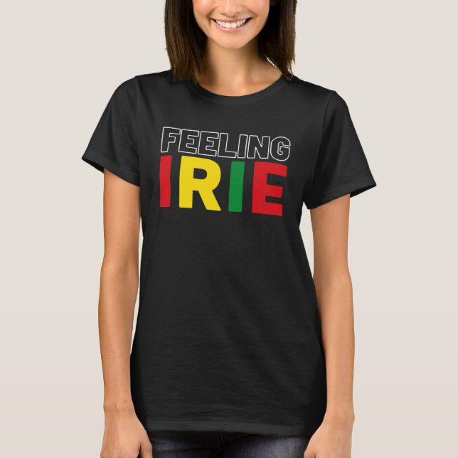 T-shirt Feeling Irie Rastafari Clothing Jamaica Souvenir R (Devant)
