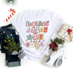 T-shirt Feeling Jolly Joy to the world Women’s Basic