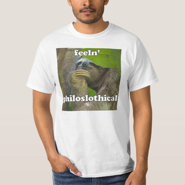 T-shirt Feeln philoslothical (Devant)