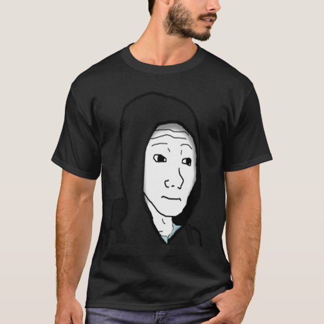 T-shirt Feels Guy Wojak Meme Doomer  1 (Devant)