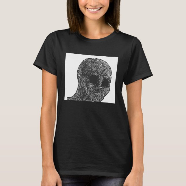 T-shirt Feels Guy Wojak Meme Doomer  1 (Devant)