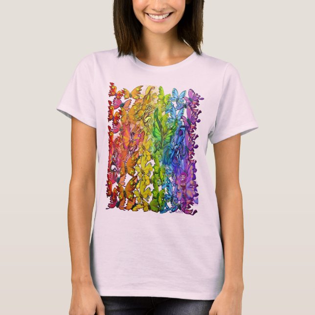 T-shirt Féeries arc-en-ciel (Devant)