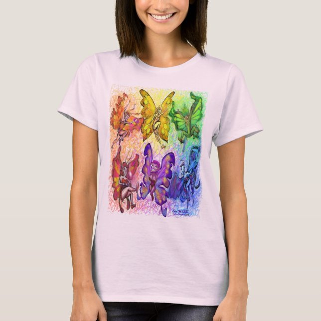 T-shirt Féeries arc-en-ciel (Devant)