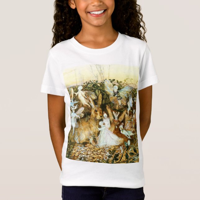 T-Shirt Fées et lapin (Devant)