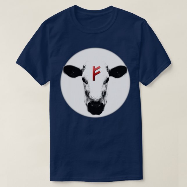 T-shirt Fehu Rune de la richesse (Design devant)