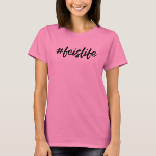 T-shirt #feislife - Black Cursive - Danse irlandaise