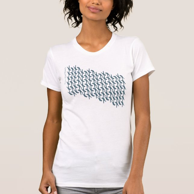 T-shirt Feldenrais tenant la position de la chemise | (Devant)