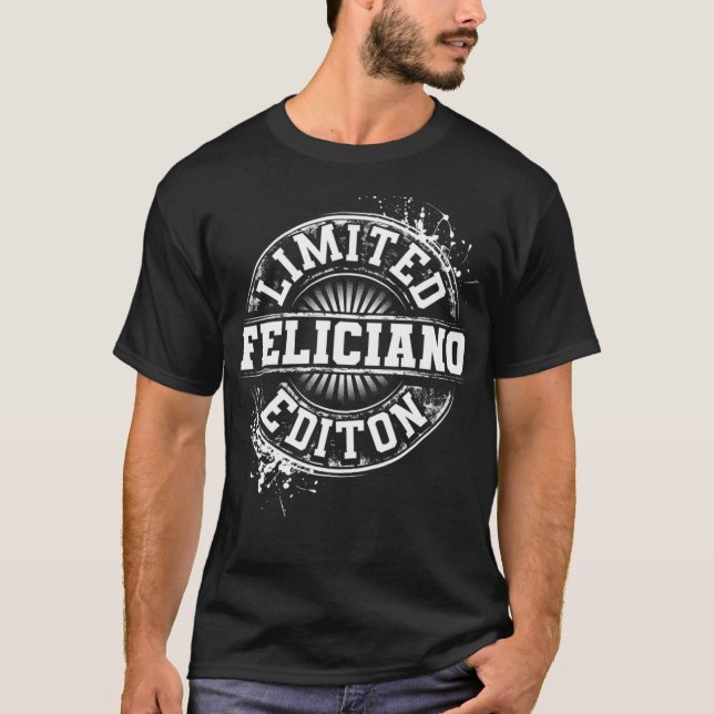 T-shirt FELICIANO Funny Nom de famille Arbre de famille An (Devant)