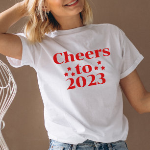 T-shirt Félicitations À 2023 Le Joyeux Nouvel An Féminin M