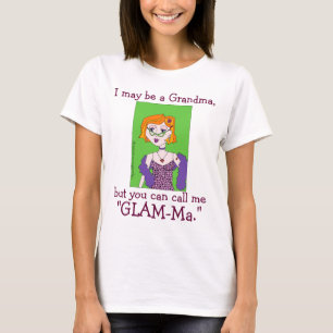 T-shirt Félicitations à GLAM-Ma Glamour Grandma