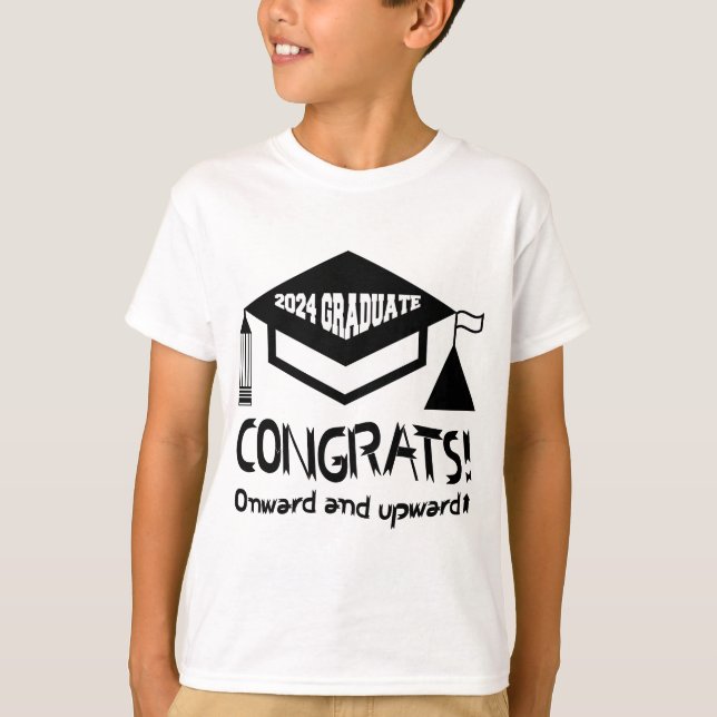 T-shirt Félicitations, diplômé 2024 ! (Devant)