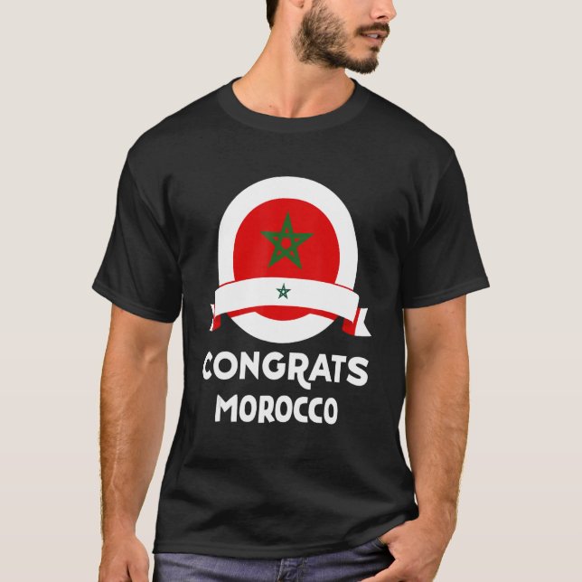 T-shirt Félicitations Maroc (Devant)