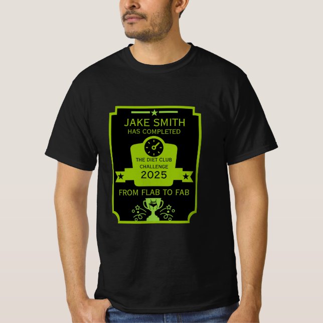 T-shirt Félicitations pour perte de poids (Devant)