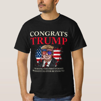 T-shirt Félicitations Trump Accusé de Trump