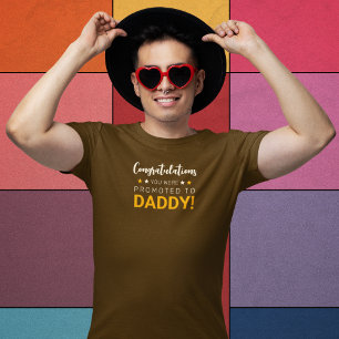 T-shirt Félicitations, vous avez été promu à papa !