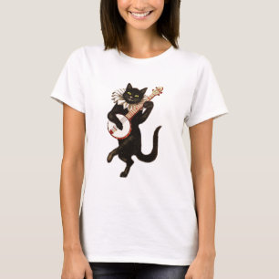 T-shirt Féline anthropomorphique de chat animal