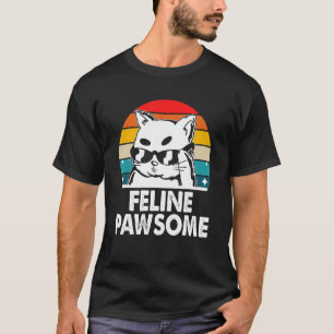 T-shirt Feline Awesome Motivational Cat Pun Inspirat