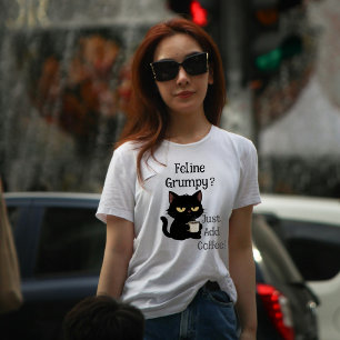 T-shirt Feline Grumpy