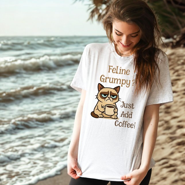 T-shirt Feline Grumpy (Créateur téléchargé)