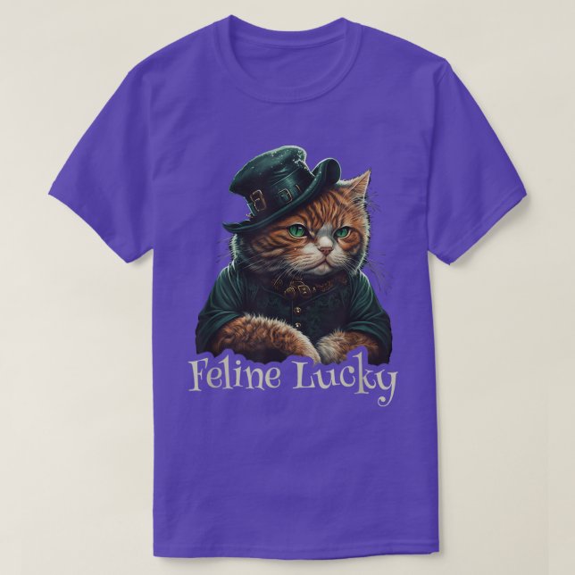T-shirt Feline Lucky St (Design devant)