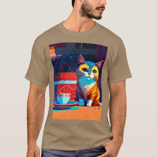 T-shirt FelineFueled Art 14