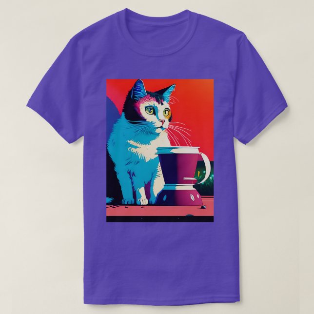 T-shirt FelineFueled Art 24 (Design devant)