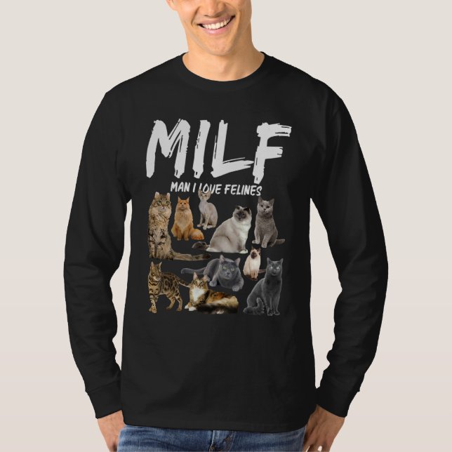 T-shirt Felines Cat Vintage 1 (Devant)