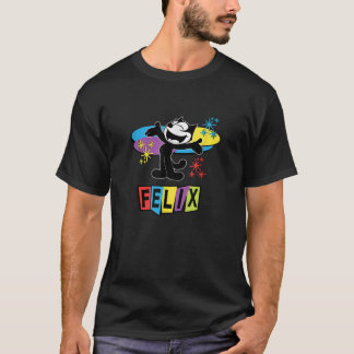 T-shirt Felix Cat Comics Retro Futurist TV dans Joyful Hap