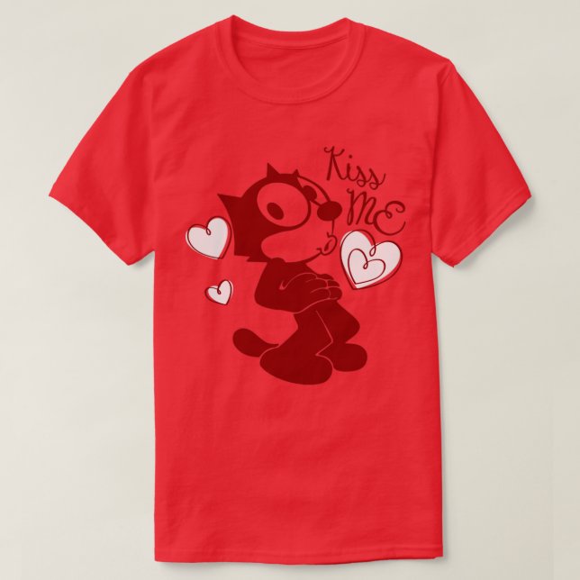 T-shirt FELIX KisS Me vALENTINE (Design devant)