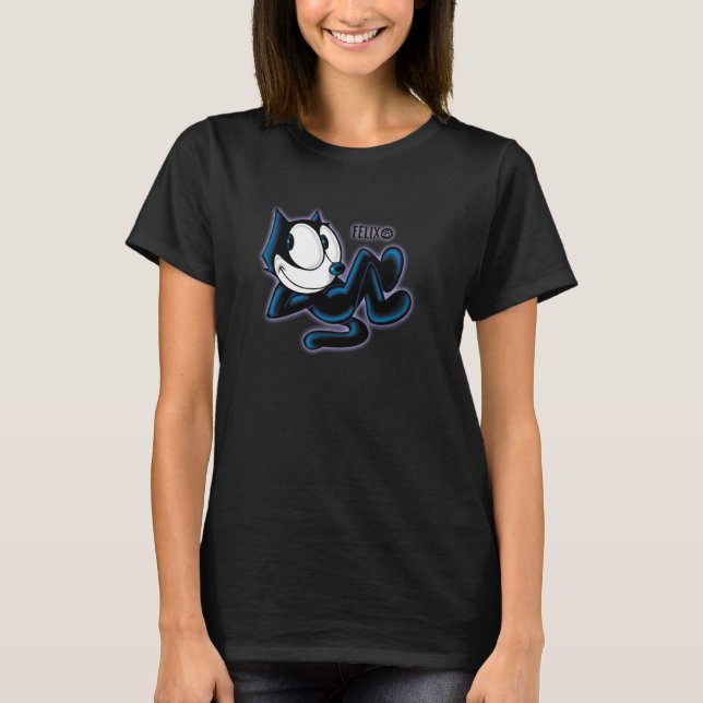 T-shirt Felix Le Chat Aérographe (Devant)
