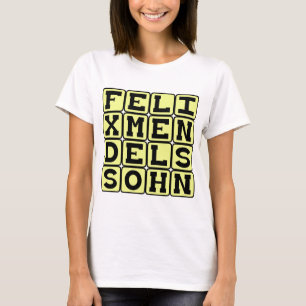 T-shirt Félix Mendelssohn, compositeur allemand