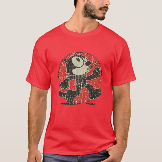 T-shirt Felix The Cat Keep Walking (Devant)