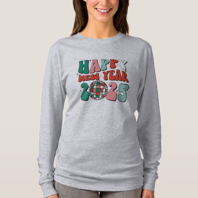 T-shirt Feliz año nuevo 2025 (Devant)