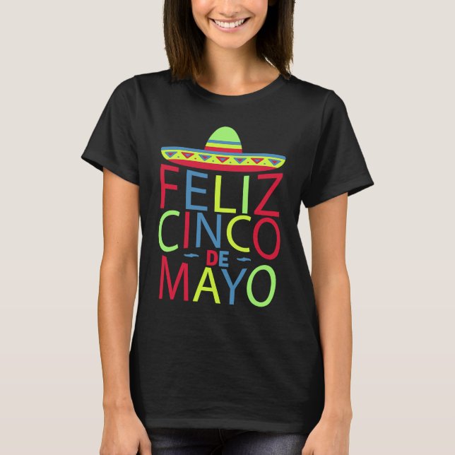 T-shirt feliz cinco de mayo fest (Devant)