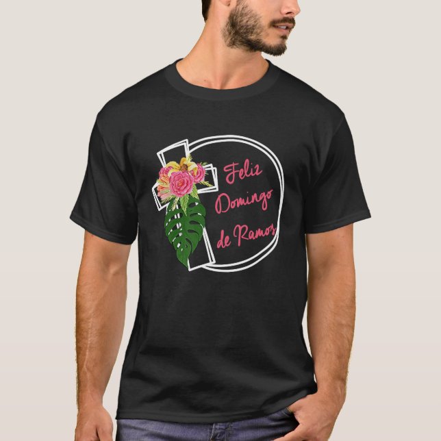 T-shirt Feliz Domingo de Ramos Palm Sunday (Devant)
