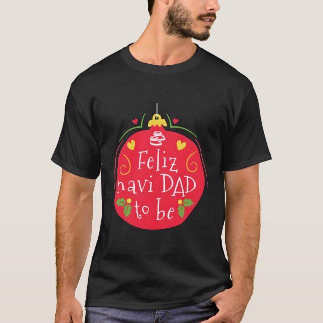 T-shirt Feliz Navi Papa Pour Être Faire-part (Devant)